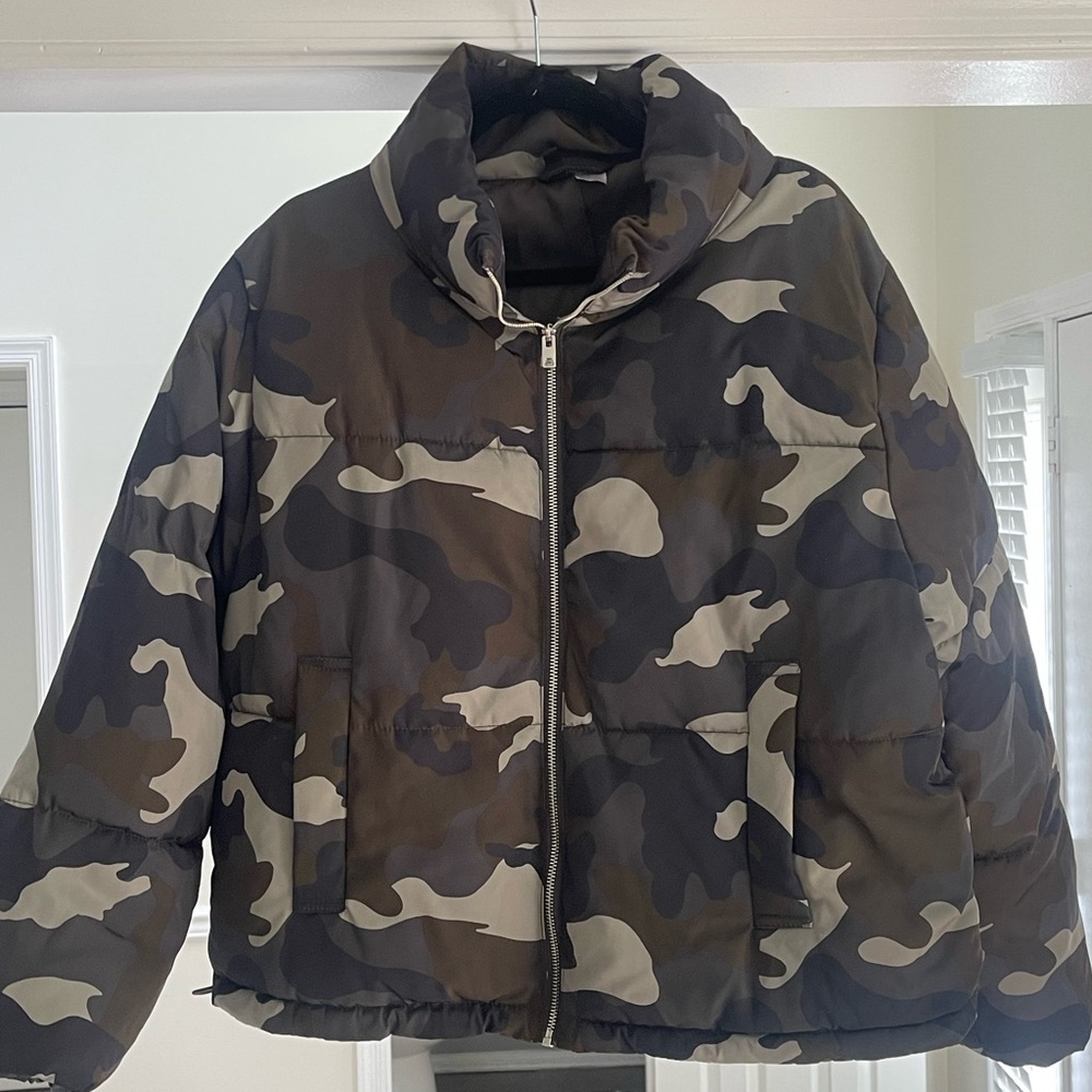 H&M Camo Coat